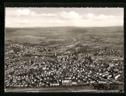 AK Waiblingen, Fliegeraufnahme Der Stadt Mit Fernblick  - Waiblingen