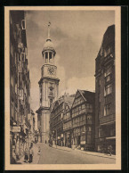 AK Hamburg-Neustadt, Strassenpartie Mit Blick Auf Michaeliskirche  - Mitte