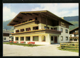 Cartolina Ratschings-Stange, Hotel-Pension Ridnauntal Mit Balkonen, Terrasse  - Andere & Zonder Classificatie