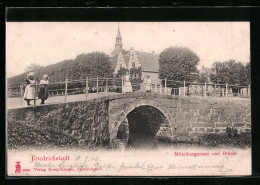 AK Friedrichstadt, Mittelburgstrasse Und Brücke  - Sonstige & Ohne Zuordnung