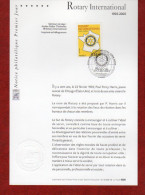 " ROTARY INTERNATIONAL " Sur Notice Officielle 1er Jour De 2005 . N° YT 3750. Parfait état. FDC à Saisir !!! - Rotary, Lions Club