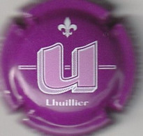 Capsule Champagne LHUILLIER { N°87b : Lette U Fond Violet ; AUBE Fontette } {S23-24} - Autres & Non Classés