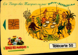 TELECARTE 50 ...BINGO DES MARQUES....PETIT TIRAGE - 50 Units