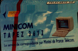 TELECARTE 50 .. MINICOM ...NEUVE SOUS BLISTER - 50 Units