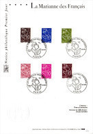 (Faciale > 5 €) : " MARIANNE DE LAMOUCHE " Sur Notice Philatélique Officielle De 2005 N° YT 3754 à 3759. Parf état. FDC - 2004-2008 Marianne Of Lamouche