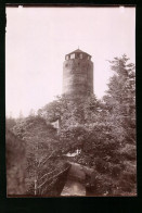 Fotografie Brück & Sohn Meissen, Ansicht Platz, Blick Nach Dem Grossen Aussichtsturm Der Ruine Hassenstein  - Orte