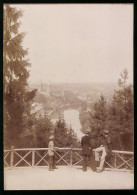 Fotografie Brück & Sohn Meissen, Ansicht Rochlitz, Blick Von Der Bastei Auf Die Promenadenweg Mit Schloss Rochlitz, 1  - Plaatsen