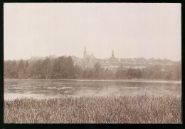 Fotografie Brück & Sohn Meissen, Ansicht Waldenburg I. Sa., Blick Von Grünfeld Nach Der Stadt  - Orte