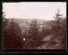 Fotografie Brück & Sohn Meissen, Ansicht Bärenfels / Erzg., Blick Auf Den Ort Mit Dem Hotel Kaiserhof  - Orte