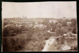 Fotografie Brück & Sohn Meissen, Ansicht Waldenburg I. Sa., Blick Auf Die Stadt Und Das Schloss  - Plaatsen