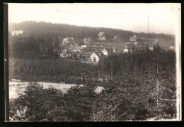 Fotografie Brück & Sohn Meissen, Ansicht Oberbärenburg / Erzg., Blick Auf Den Ort Mit Wohnhäusern  - Places