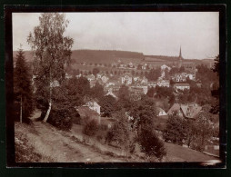 Fotografie Brück & Sohn Meissen, Ansicht Bad Elster, Blick Nach Der Stadt Am Haus Wilhelmshöhe  - Plaatsen