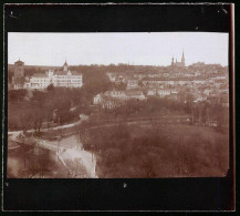 Fotografie Brück & Sohn Meissen, Ansicht Waldenburg I. Sa., Blick Auf Die Stadt Mit Dem Lachnersturm  - Plaatsen