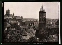 Fotografie Brück & Sohn Meissen, Ansicht Meissen I. Sa., Blick Auf Altmeissen Mit Kirchturm  - Lieux