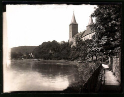 Fotografie Brück & Sohn Meissen, Ansicht Rochlitz I. Sa., Partie An Der Mulde Mit Blick Zum Schloss Rochlitz  - Places