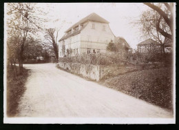 Fotografie Brück & Sohn Meissen, Ansicht Schmiedewalde, Strassenpartie Am Gasthof  - Places