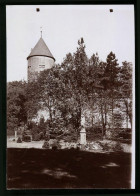 Fotografie Brück & Sohn Meissen, Ansicht Freiberg I. Sa., Partie In Den Promenaden Mit Altem Turm  - Places