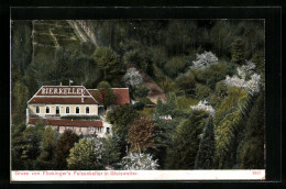 AK Gleisweiler, Gasthaus Flickingers Felsenkeller Aus Der Vogelschau  - Other & Unclassified