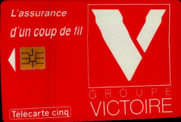 TELECARTE CINQ....V  Groupe Victoire....PETIT TIRAGE - 5 Units