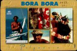 TELECARTE 60 Unites..BORA BORA..PETIT TIRAGE - Frans-Polynesië