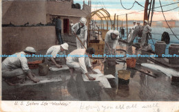 R173986 U. S. Sailors Life Washday. Illustrated Postal Cards - Monde