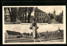 AK Olbernhau /Erzgeb., Ausstellungsgelände Der Erzgebirgsschau, Weibl. Arbeitsdienstlager, Alterthums-Museum  - Olbernhau