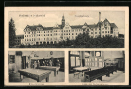 AK Neustadt, Heilstätte Hohwald, Hauptgebäude, Lese- Und Schreibzimmer  - Hohwald (Sachsen)