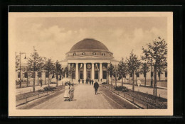 AK Leipzig, Internationale Baufachausstellung 1913 - Lindenallee Und Betonhalle  - Expositions