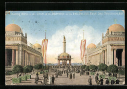 AK San Francisco, Pan.-Pac. Int. Expo 1915, Looking North In The Court Of The Universe  - Tentoonstellingen