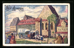 Künstler-AK Leipzig, Internationale Baufachausstellung Mit Sonderausstellungen 1913, Grimmaisches Tor  - Expositions