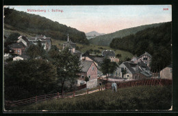 AK Mühlenberg I. Solling, Ortsansicht Mit Bergen  - Bergen