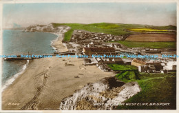 R173109 West Bay From West Cliff. Bridport. Valentine. No H.820. RP. 1939. B. Ho - Welt