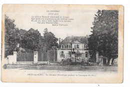 ARCIS SUR AUBE - 10 -  Le Chateau - Historique Pendant La Campagne De 1814 -  TOUL 5 - - Arcis Sur Aube