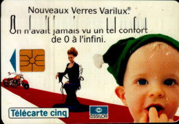 TELECARTE CINQ...NOUVEAUX VERRES VARILUX - 5 Unités