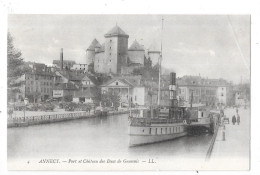 ANNECY - 74 -  Port Et Chateau Des Ducs De Genevois  - TOUL5 - - Annecy