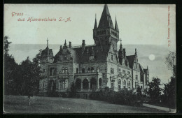 Mondschein-AK Hummelshain, Blick Auf Das Schloss  - Other & Unclassified