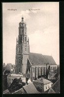 AK Nördlingen, St. Georgskirche Aus Der Vogelschau  - Noerdlingen