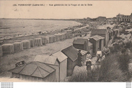 44) PORNICHET - VUE GENERALE DE LA PLAGE ET DE LA BAIE  - (ANIMEE - 2 SCANS) - Pornichet