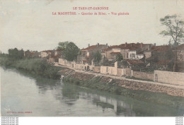 X2-82) LAMAGISTERE (TARN ET GARONNE) QUARTIER DE RIBET -  VUE GENERALE - (  2 SCANS - COLORISEE ) - Altri & Non Classificati