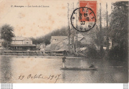 X2-18) BOURGES - LES BORDS DE L '  AURON  - ( ANIMATION  - BARQUE )  - Bourges