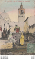 X3- TUNISIE - LE KEF - MOSQUEE SIDI  AHMED  KRIB - ( ANIMEE  - COLORISEE ) - Tunisia