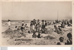 62) BERCK PLAGE (PAS DE CALAIS) LA PLAGE  - ( ANIMATION - OBLITERATION DE 1958 - 2 SCANS ) - Berck