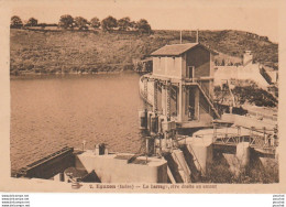 X4-36) EGUZON (INDRE) LE BARRAGE , RIVE DROITE EN AMONT - ( 2 SCANS ) - Otros & Sin Clasificación