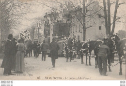 X5-13) AIX EN PROVENCE - CARNAVAL XXIII - LE CORSO AUTO CONCERT  - ( 2 SCANS ) - Aix En Provence