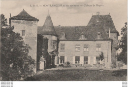 X6-47) MONFLANQUIN (LOT ET GARONNE) CHATEAU  DE BOYNET - ( 2 SCANS ) - Monflanquin