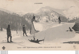 X6-15) SPORT D HIVER AU LIORAN - SKIEURS AU BURON DU LIORAN - ( ANIMATION - 2 SCANS ) - Altri & Non Classificati