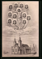 Künstler-AK Walldürn, Kirche Und Christus-Bild  - Other & Unclassified