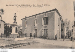 47) LA SAUVETAT DE SAVERE (LOT ET GARONNE) PLACE DE L ' EGLISE - LE MONUMENT - RUE DU PRESBYTERE - (HABITANTS - 2 SCANS) - Andere & Zonder Classificatie