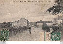 X8-32) PRECHAC SUR ADOUR (GERS) ROUTE DE PLAISANCE A LA GARE - ( ANIMEE - HABITANTS )  - Altri & Non Classificati