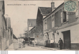 X11-60) MONTLEVEQUE (OISE) RUE DU VILLAGE - ( ANIMATION - EPICERIE MERCERIE DELASSALLE  ) - Altri & Non Classificati